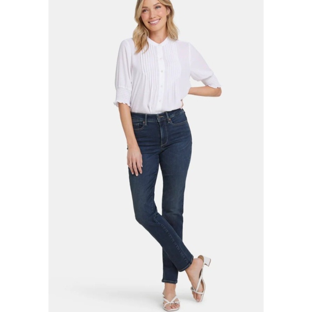 NYDJ Sheri Slim Straight Jeans Presley 12P New‎ With Tags
